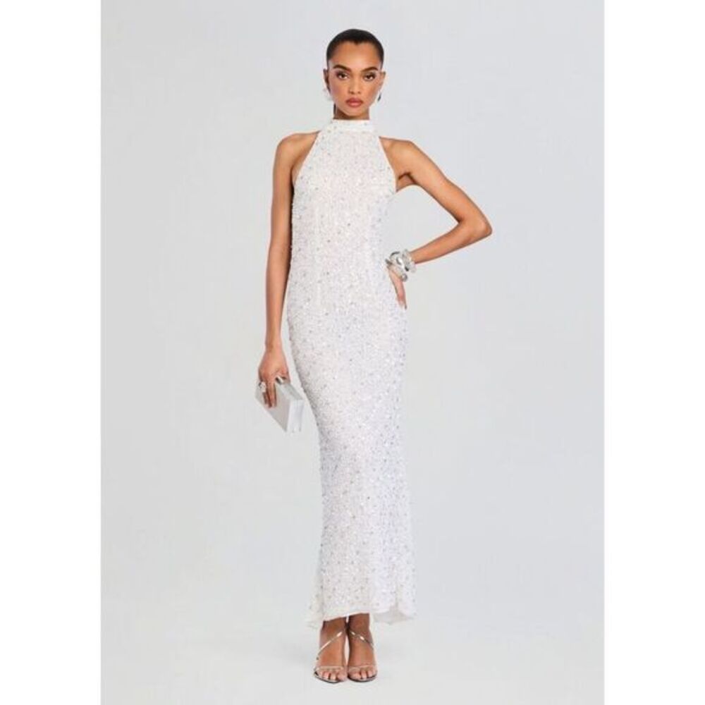 Retrofete Olivia Sequin Dress Size Large